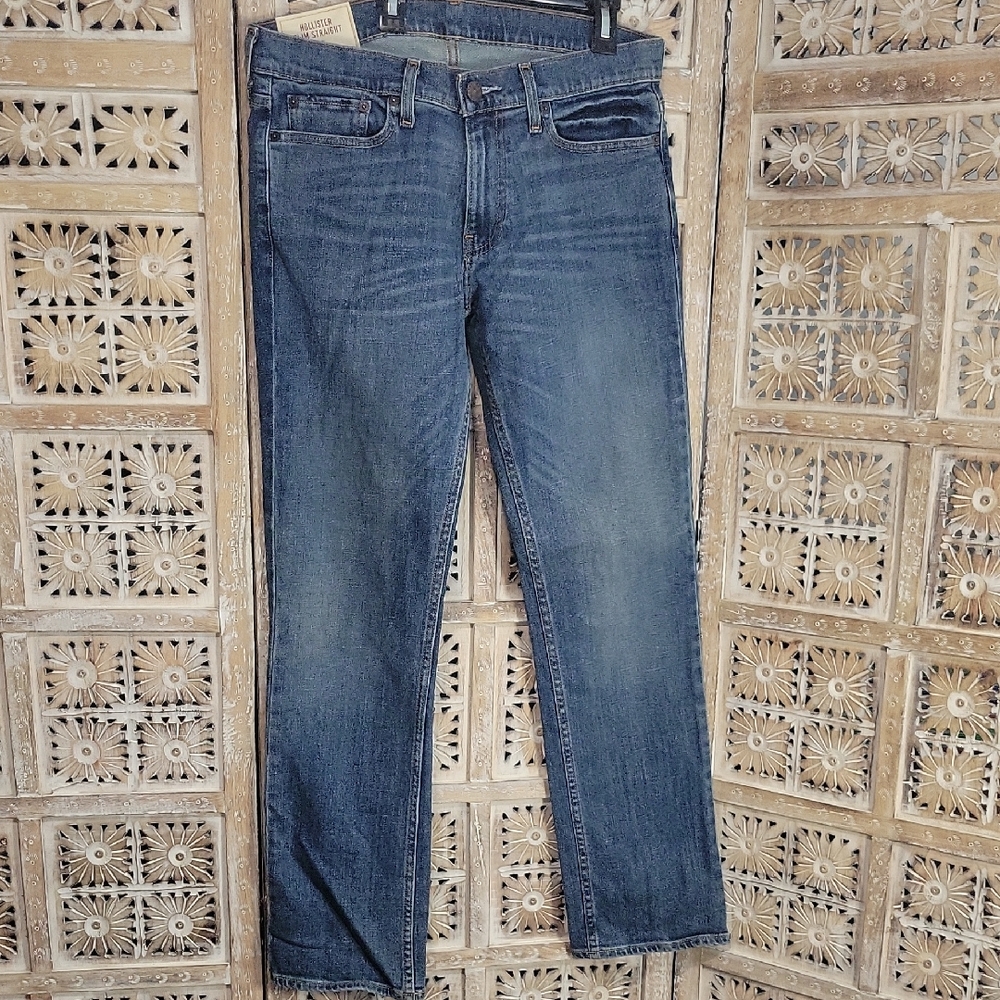 Hollister Slim Straight Blue Jeans 31x32